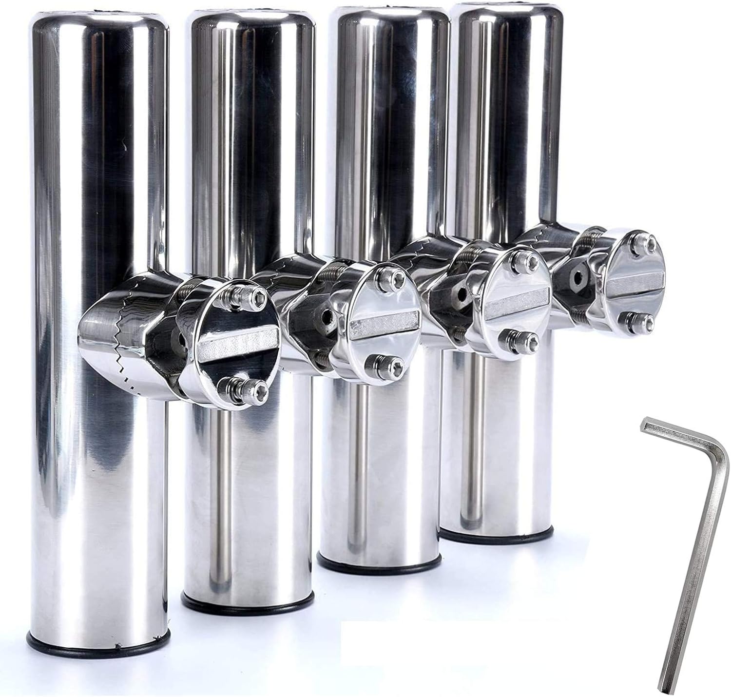 Fishing Rod Holder - Soporte de acero inoxidable para cañas
