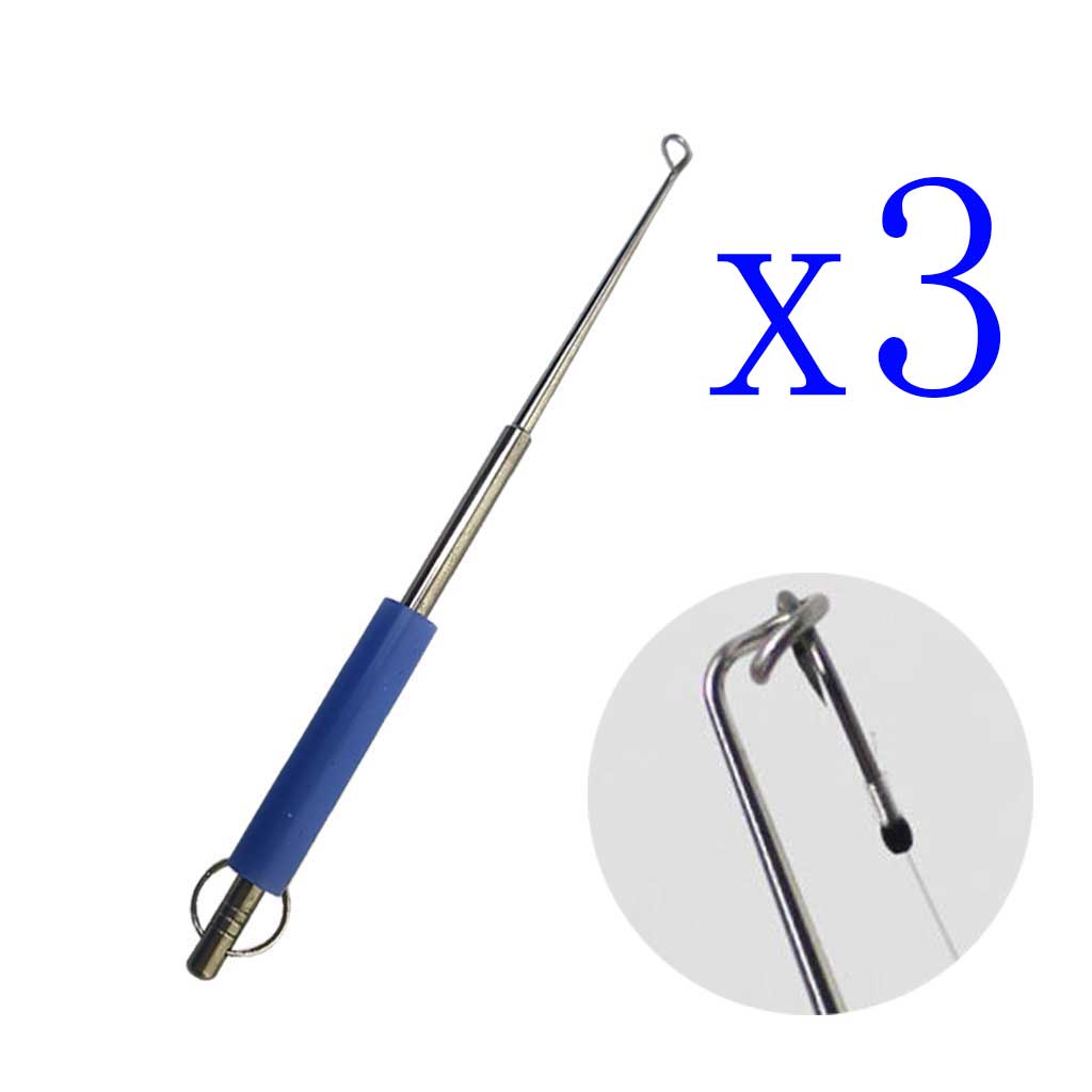 Fishing Rod Building Kit - Paquete de 3 herramientas de gancho