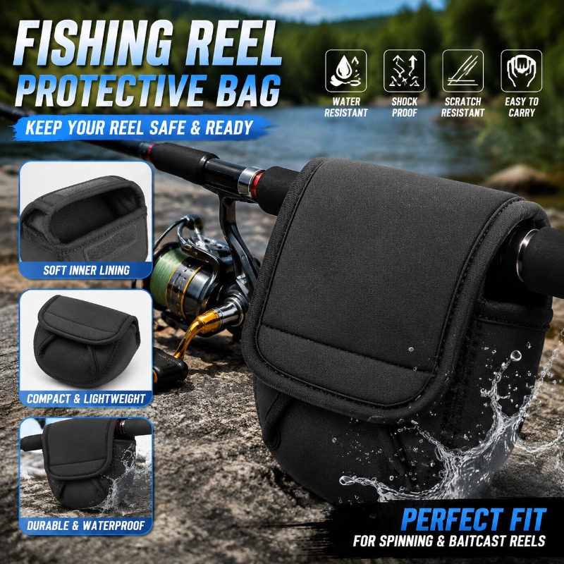 Fishing Rod Combo - Funda Protectora para Carrete de Pesca,