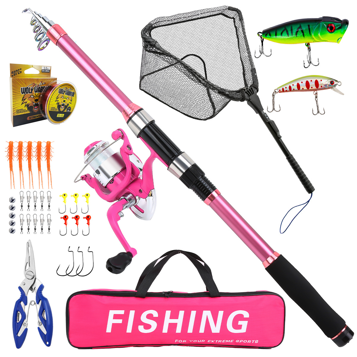 Juego completo de cañas de pes - Fishing Rod Combo reseña y precio