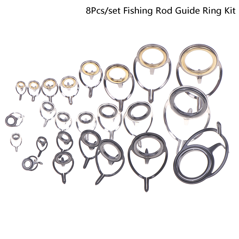 8 Uds aparejos de pesca Kit de - Fishing Rod Building Kit reseña y precio