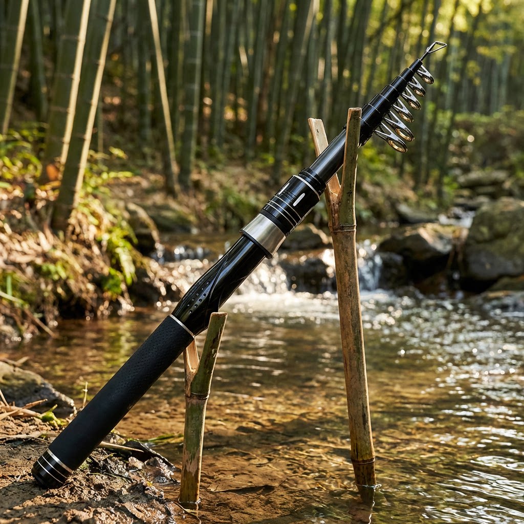 Caña de pescar telescópica ult - Fishing Rod Casting reseña y precio