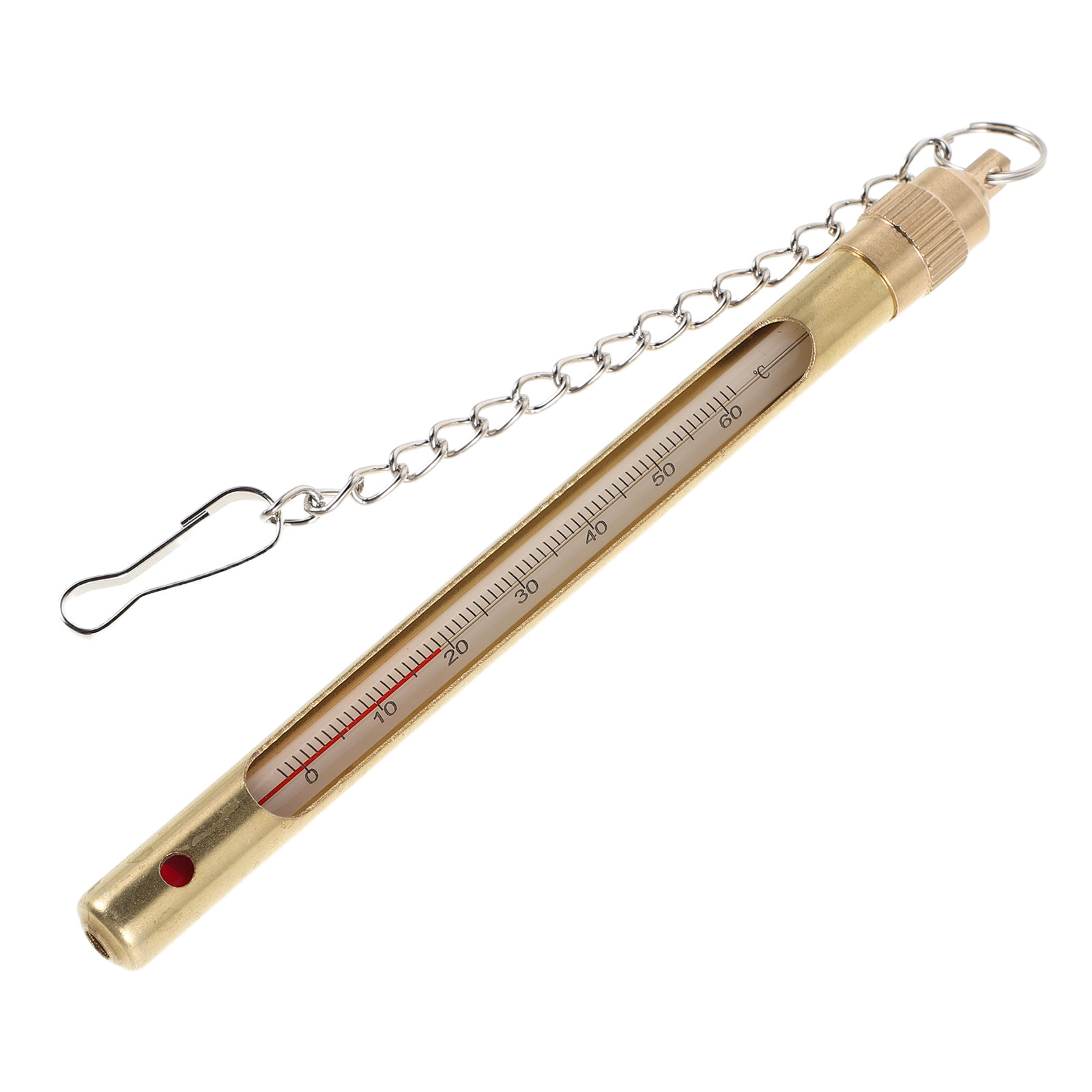 Termómetro de agua de metal pa - Fishing Rod Fly reseña y precio