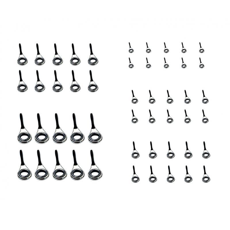 Juego de 10 guías telescópicas - Fishing Rod Building Kit reseña y precio