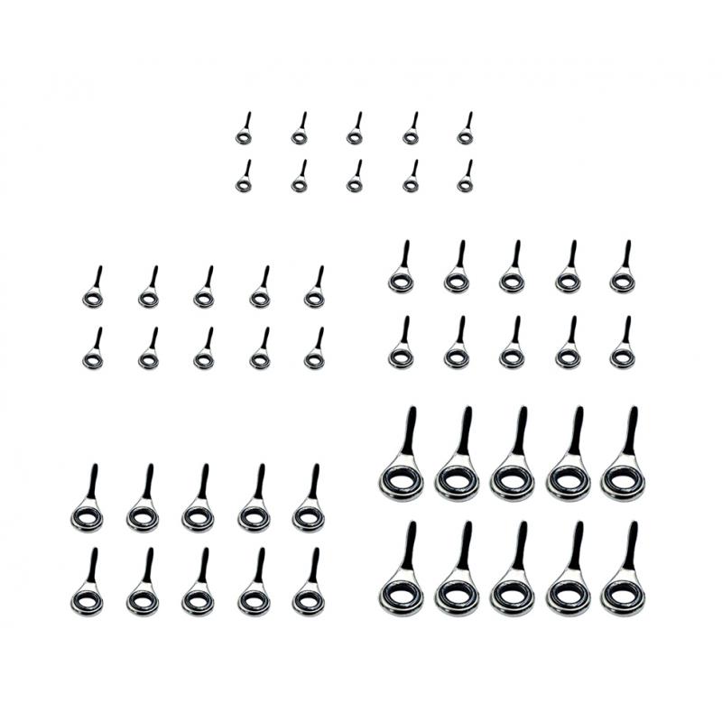 Juego de 10 guías telescópicas - Fishing Rod Building Kit reseña y precio