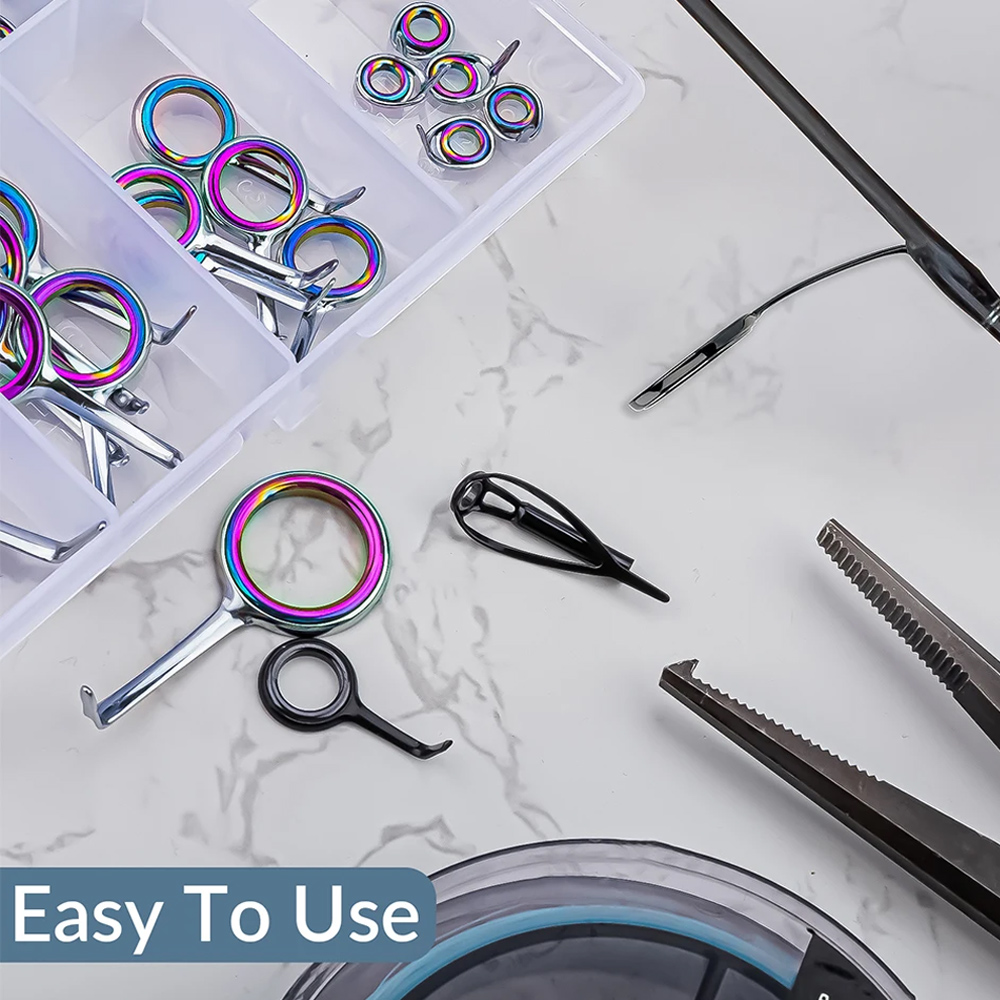 Kit de anillo de guía para cañ - Fishing Rod Tip Replacement reseña y precio
