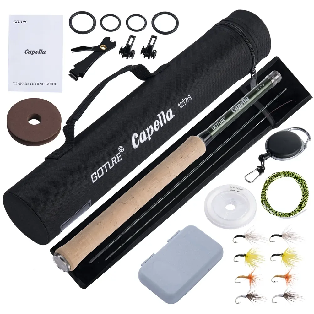 Goture - Combo de Caña de Pesc - Fishing Rod Carbon Fiber reseña y precio