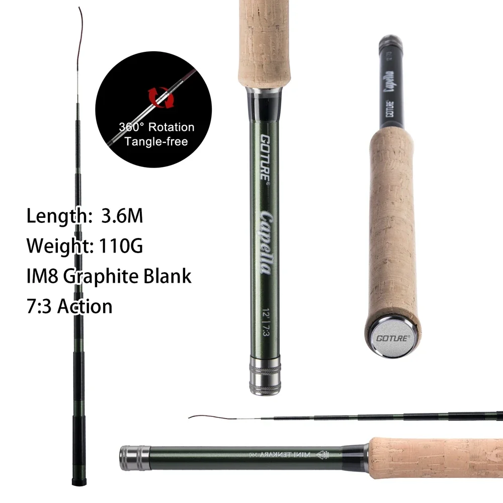 Goture - Combo de Caña de Pesc - Fishing Rod Carbon Fiber reseña y precio